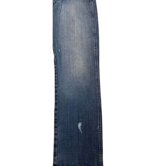 Southpole 4180  Mens Relaxed Fit Blue Jeans Distressed Denim Casual Wear Size 32 - Picture 4 of 16